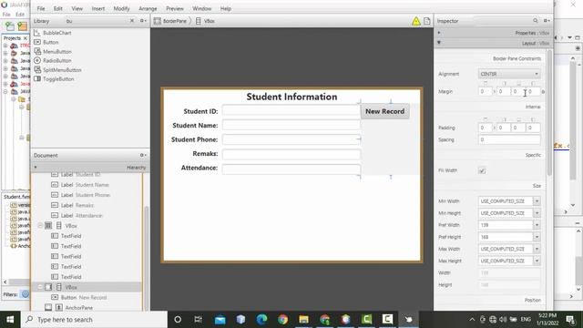 JAVAFX - Student Registration Form Interface смотреть онлайн