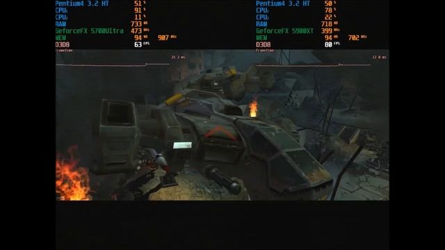 Geforce FX 5700 Ultra Vs  Geforce FX 5900 XT - Test In 5 Games I 1024x768
