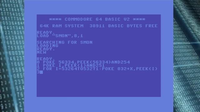 Commodore C-64 - Monitor - Char-Rom - Buchstabe B - D010 bis D017 - 53264 bis 53271 смотреть онлайн