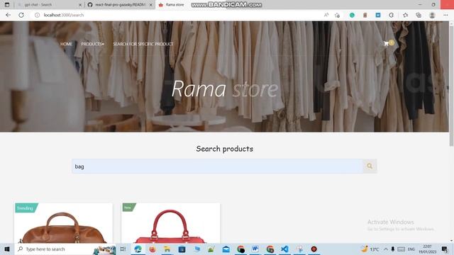 e-commerce-React смотреть онлайн