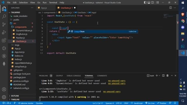 React Tutorial #6 - UseState Hooks in React Hindi/Urdu 2022 смотреть онлайн