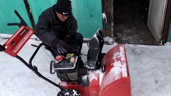Снегоуборщик MTD не держит обороты часть вторая