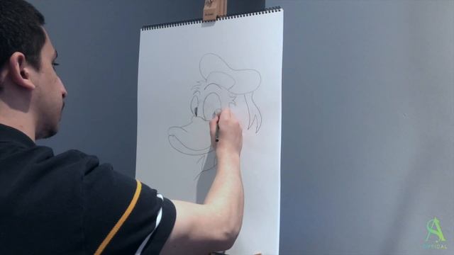 Disney Sketches: Drawing Donald The Duck from Disney in Timelapse смотреть онлайн