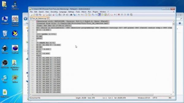 First Steps in CNC CNC3040 CNC USB controller Setup Test Cut Tutorial