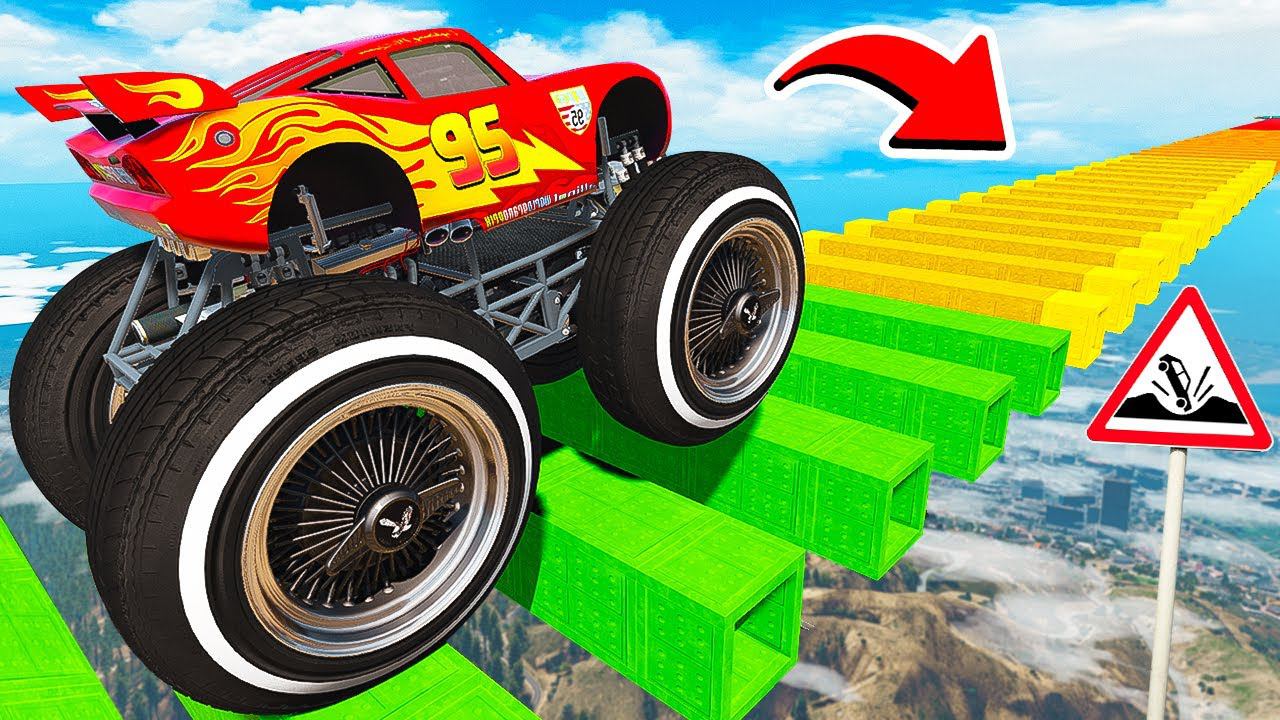 КАК ДАЛЕКО ГИГАНТСКИЙ МОЛНИЯ МАКВИН ПРОЕДЕТ ПО СЛОМАННОЙ ДОРОГЕ ГТА 5 МОДЫ МУРКА смотреть онлайн