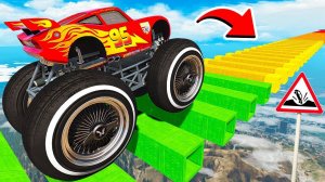 КАК ДАЛЕКО ГИГАНТСКИЙ МОЛНИЯ МАКВИН ПРОЕДЕТ ПО СЛОМАННОЙ ДОРОГЕ  ГТА 5 МОДЫ МУРКА