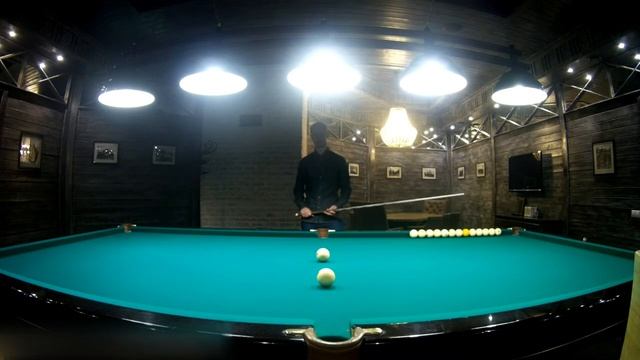 Урок 4. Забиваем прицельный шар, оставляя свой на клапштосе смотреть онлайн