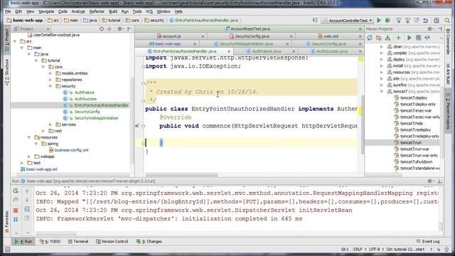 Web Development Using Spring and AngularJS - Tutorial 12 смотреть онлайн
