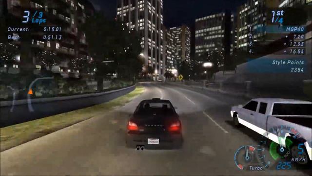 Need For Speed Underground - Rush Hour [1080p60 - GTX 1080 - 70/133] смотреть онлайн