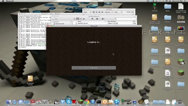How to make a Bukkit/essentials server 1.5.2 on MAC смотреть онлайн