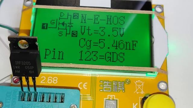 Оригинальный IRF3205 в транзистор тестере! смотреть онлайн