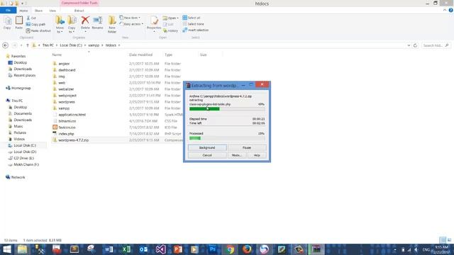 How to Download Wordpress and Run in Xampp - Website Design free смотреть онлайн