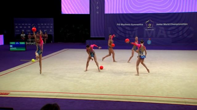 Israel (ISR) - 2023 Rhythmic Junior Worlds Qualifications 5BA Group