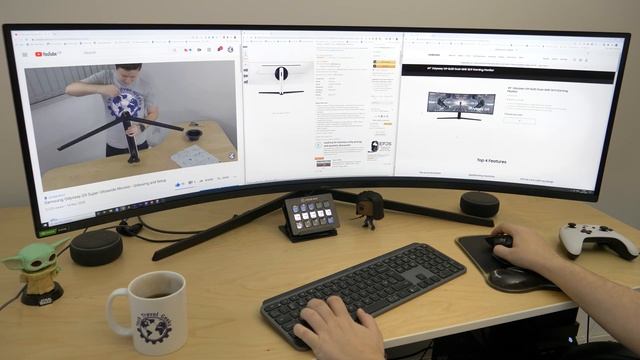 Samsung Odyssey G9 Super Ultrawide Monitor - Review смотреть онлайн