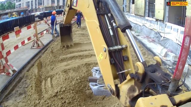 Экскаватор-Погрузчик Caterpillar 428 - особенности работы смотреть онлайн