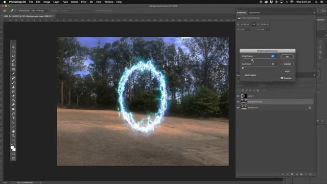 How to create a time travel portal in Adobe Photoshop смотреть онлайн