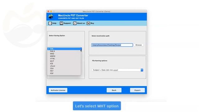 Save PST As MHT Format On Mac OS Using PST To MHT Converter For Mac