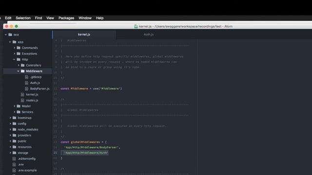 AdonisJs : Introduction To Middleware смотреть онлайн