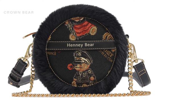 Henney Bear Crown Bear Tapestry Art Round Bag -New Launch-Exclusive Premium Fashion Hand Bags Range смотреть онлайн