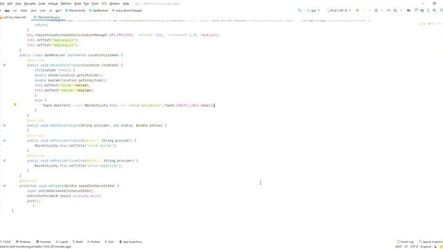 Android studio gps projesi смотреть онлайн