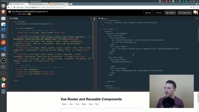 Vue Router Tutorial - Reuse Components (2018) смотреть онлайн