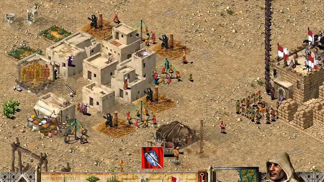 #43 Stronghold Crusader/крепость крестоносца воины пустыни,прохождение на русском языке смотреть онлайн