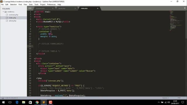 NodeMCU e MySQL com PHP (Parte 4 Final) смотреть онлайн