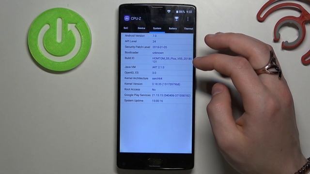 Как посмотреть характеристики на HOMTOM S9 Plus? смотреть онлайн