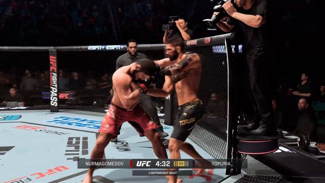 Khabib Nurmagomedov Vs Ilia Topuria Full Fight - UFC 5 Fight Of The Night