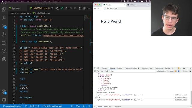 Sql.js - full SQLite in the browser смотреть онлайн