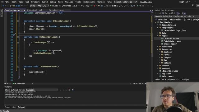 .NET MAUI Basics: Start Up, Permissions, App Data (W/ Blazor) смотреть онлайн
