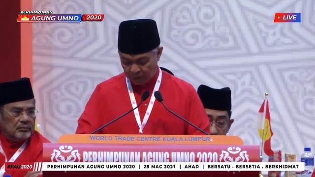 PENGGULUNGAN PAU 2020 OLEH PRESIDEN UMNO DS DR AHMAD ZAHID HAMIDI