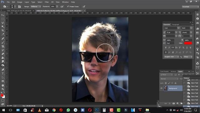 Photoshop || How to use Dodge, Burn and Sponge Tool Photoshop CS6 || Tutorial #14 смотреть онлайн