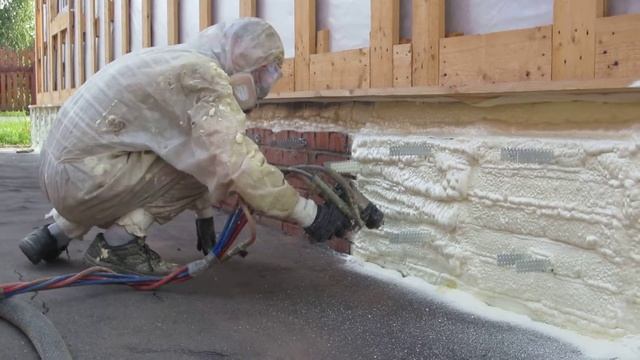Утепление пенополиуретаном смотреть онлайн