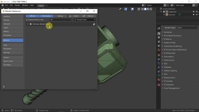 Bmesh Clean Addon in Blender смотреть онлайн
