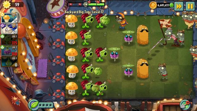 Plants vs Zombies 2 - Backyard Big Top Level 17 Locked and Loaded + DOWNLOAD смотреть онлайн