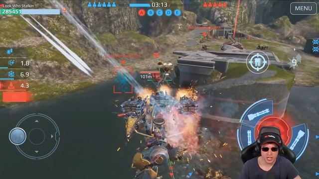TITAN SLAYER from HEL - LOL! War Robots Behemoth New Gameplay WR смотреть онлайн
