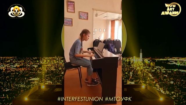 Междун. фестиваль искусств WOW ART AWARDS - М. Глинка "Прощальный вальс" исп. Трифонова Елизавета смотреть онлайн