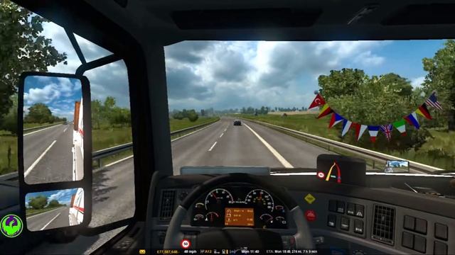 ETS 2 Oslo to Magdeburg in a VOLVO VNL смотреть онлайн