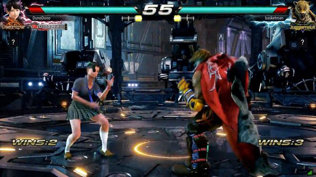 Tekken 7 Rank Match DunoDuno(Xiaoyu) VS Basketman(King)
