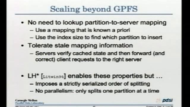 Seattle Conference on Scalability: GIGA+: Scalable Directori смотреть онлайн