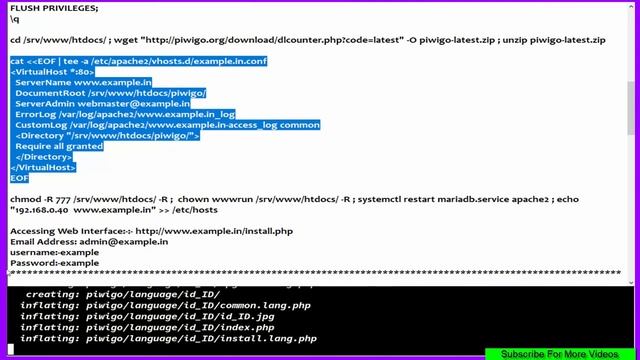 How To install Setup Photo Gallery with Piwigo in Opensuse Leap 42.3 смотреть онлайн