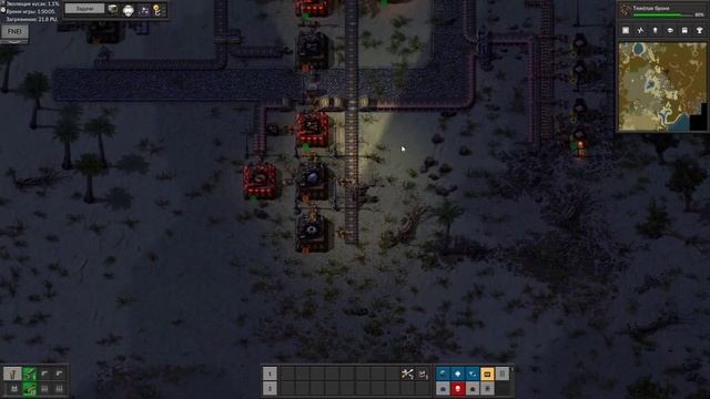Космический масштаб. Factorio + Space Exploration + AAI. #3 - электрические манипуляторы смотреть онлайн