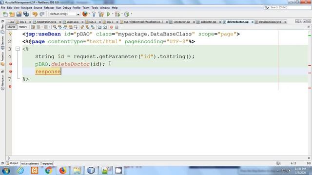 Hospital Management Project JSP MYSQL | Part 16 - By Pankaj Panjwani смотреть онлайн