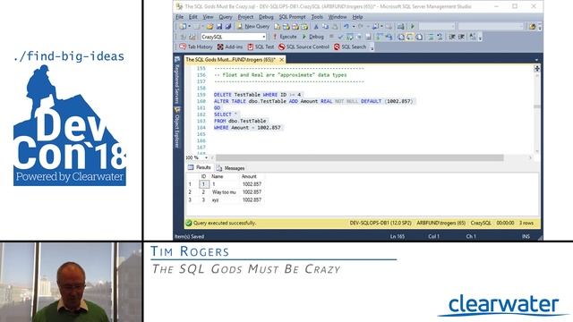 The SQL Gods Must Be Crazy - Tim Rogers смотреть онлайн