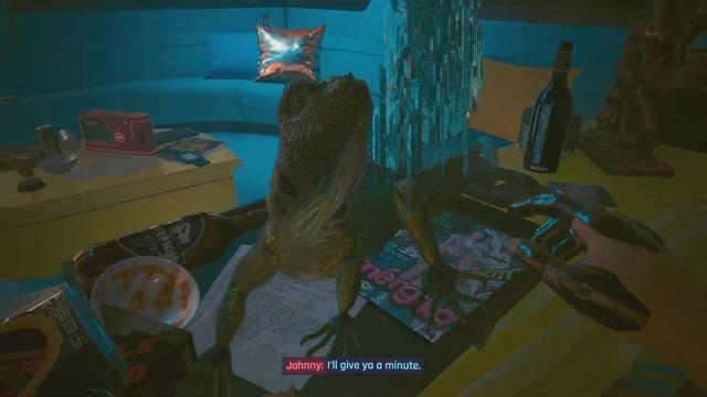Cyberpunk 2077 pet iguana footage смотреть онлайн