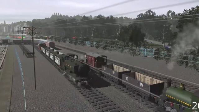 HOW TO MAKE A TRAIN ON THE WRONG TRACK - TRAINZ RAILROAD SIMULATOR смотреть онлайн
