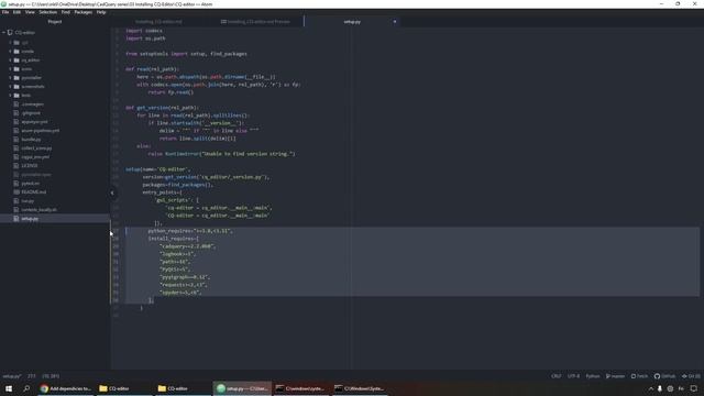 Install CQ-Editor With CadQuery