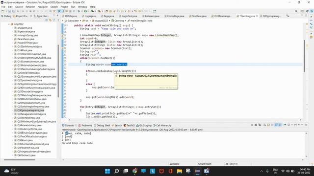 Rearrange Words in a Sentence #java #Strings #linkedHashmap #java #javaInterview #interviewQuestion смотреть онлайн