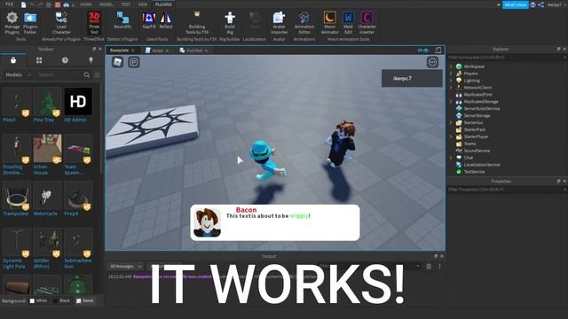 [ROBLOX STUDIO] HOW MAKE RICH TEXT IN STORY GAMES?/ikerpc7_0ficial смотреть онлайн